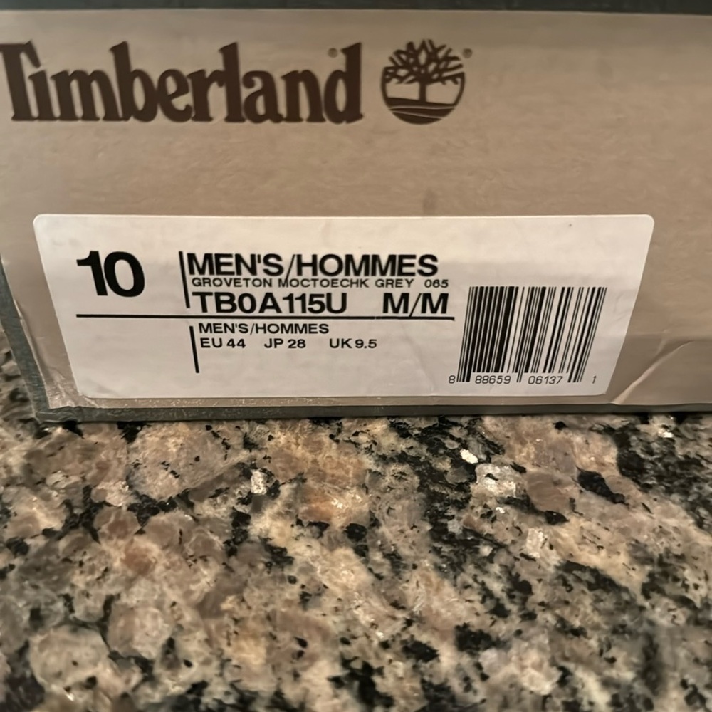 Timberland canvas groveton mock toe chukka grey NIB 10 - Picture 9 of 10